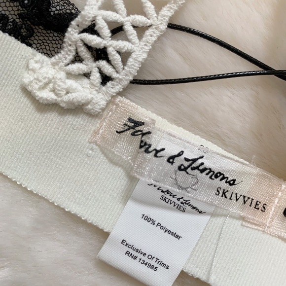 For Love & Lemons Sicily Bra Ivory Size S NWT - Picture 9 of 14